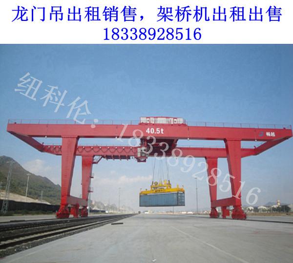 货场龙门吊的结构组成