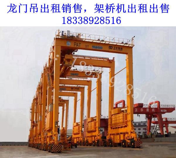 货场龙门吊的行走类型