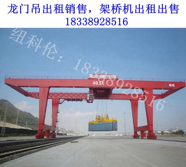 水利工程门式起重机的安全性