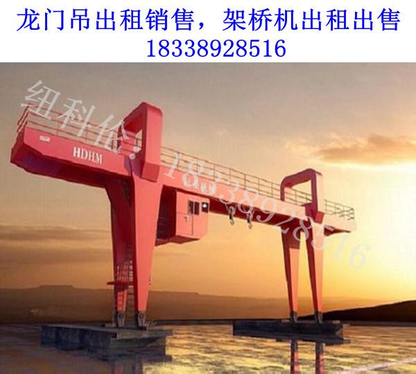 竖井龙门吊的安全保护功能