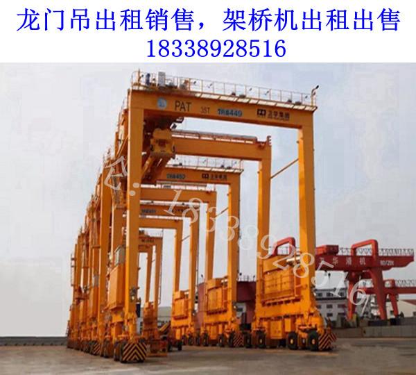 山西吕梁80t轮胎吊生产厂家讲解轮胎吊的平衡阀